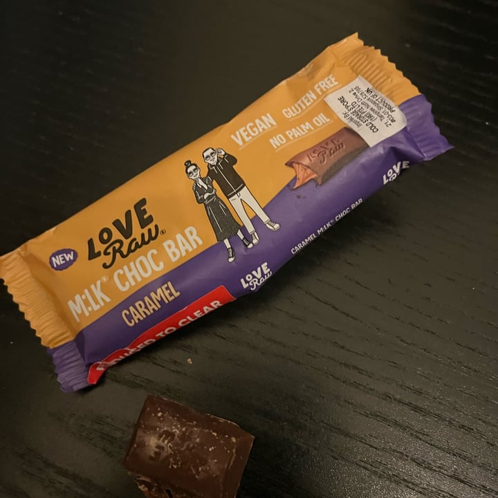 photo of LoveRaw Milk Choc Bar Caramel shared by @anita6m on  11 Feb 2023 - review