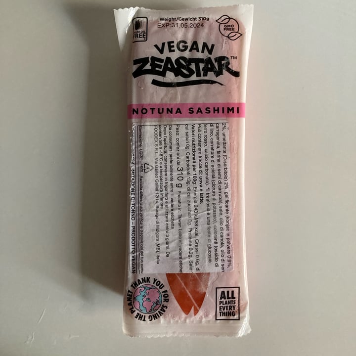 photo of Vegan Zeastar Sashimi No Tuna shared by @oliviamissale on  31 Jul 2023 - review