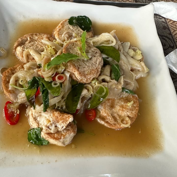 photo of Peace Cafe Vegetarian Restaurant tofu and lemon grass mushrooms shared by @pal on  09 Aug 2023 - review