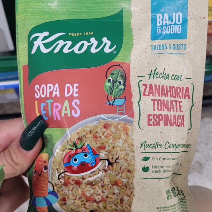 photo of Knorr Sopa De Letras shared by @miicaelanatali on  17 May 2023 - review