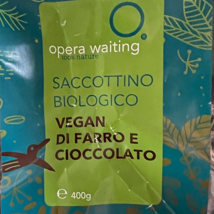 photo of Opera waiting Saccottino biologico vegan farro e cioccolato shared by @fsc on  18 Mar 2023 - review