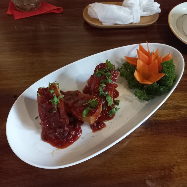 photo of Shamballa Vegetarian Restaurant & Tea House Tomato Tofu shared by @punilu on  18 May 2023 - review