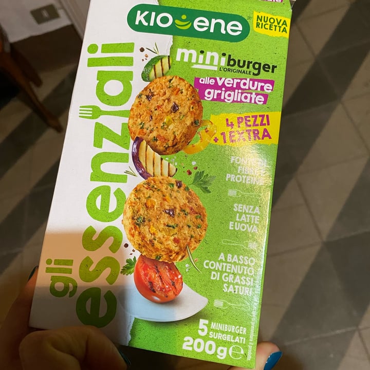 photo of Kioene mini burger alle verdure grigliate shared by @fillaveg on  28 Mar 2023 - review