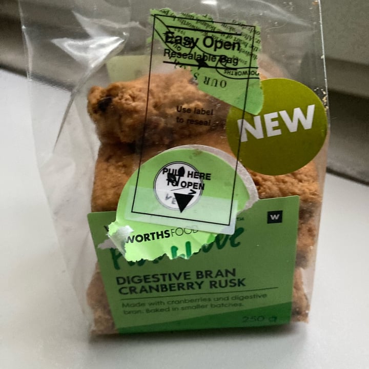 photo of Woolworths Food Digestive Bran Cranberry Rusk shared by @ctfloof on  29 Jul 2023 - review