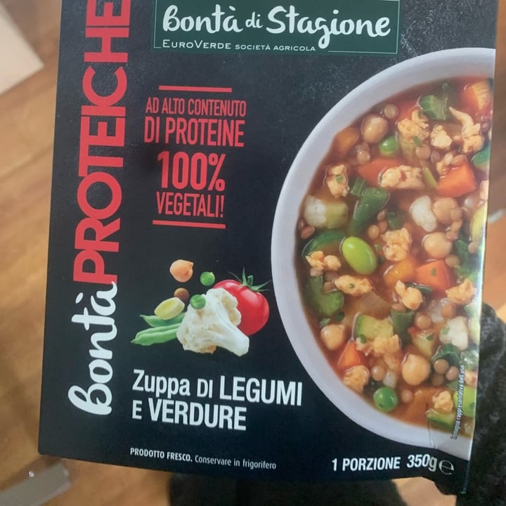 photo of Bontà di stagione zuppa di legumi e verdure proteica shared by @gessicaz on  07 Jan 2023 - review