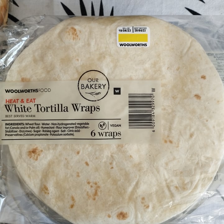photo of Woolworths Food White tortilla wraps shared by @danielladaniella on  19 Apr 2023 - review