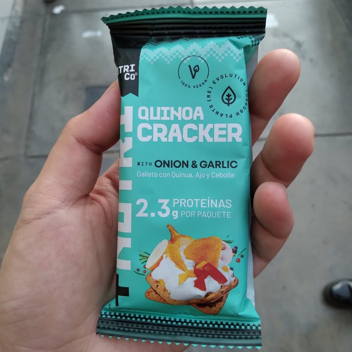 photo of Nutri co Quinoa Cracker Ajo y Cebolla shared by @veganaenlima on  02 Mar 2023 - review