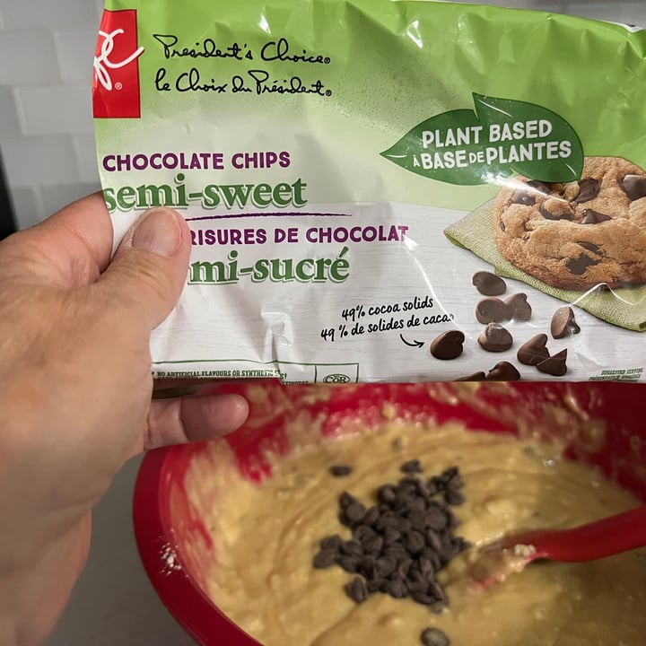 photo of President's Choice Plant Based Chocolate Chips shared by @jmcdoug on  10 Aug 2023 - review