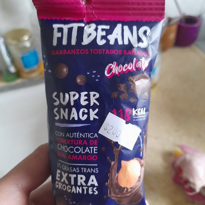 photo of Fitbeans Garbanzos tostados bañados de chocolate shared by @jimena- on  28 May 2023 - review