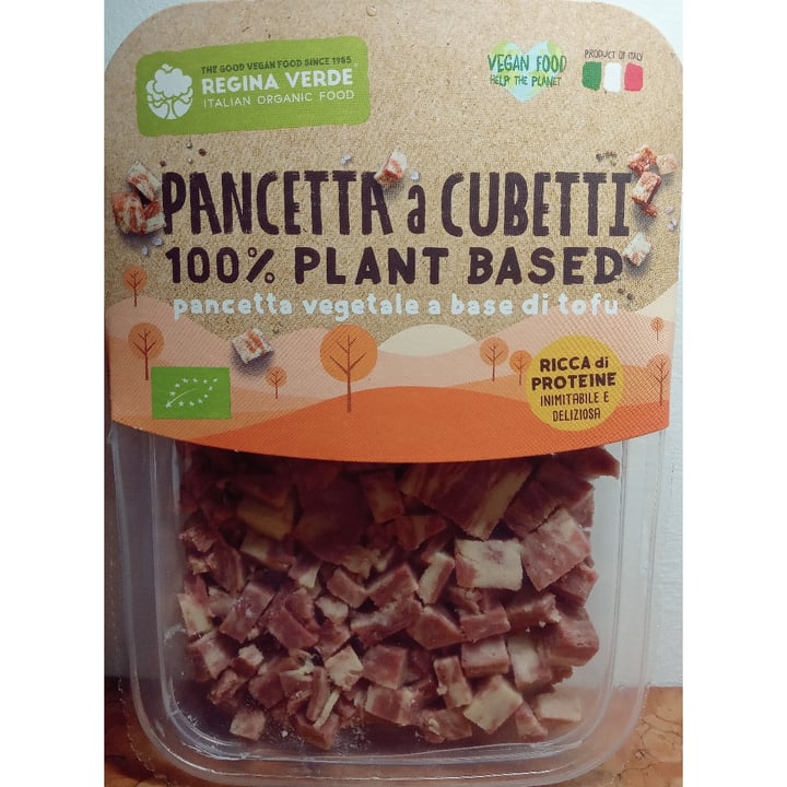 photo of Regina Verde pancetta a cubetti 100% plant based shared by @luciadabramo on  08 Mar 2023 - review