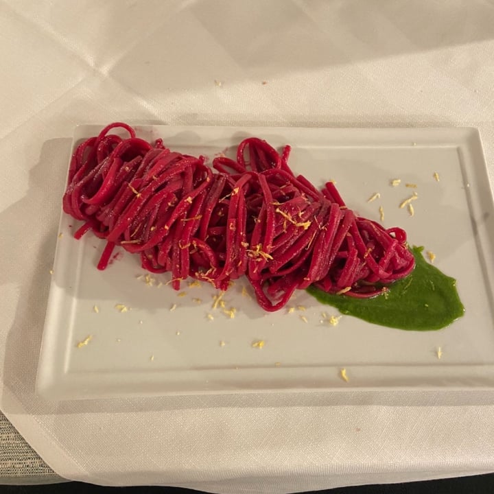 photo of ANTICA RIVA Linguine Pesto Di Barbabietola shared by @arasveg on  16 May 2023 - review