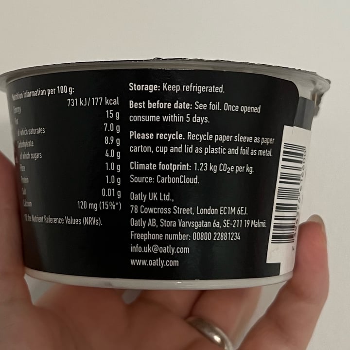 photo of Oatly Creamy Oat Fraiche shared by @fsc on  30 Jun 2023 - review