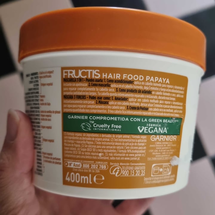 photo of Garnier Hair Food Papaya shared by @amparodegata on  08 Jul 2023 - review