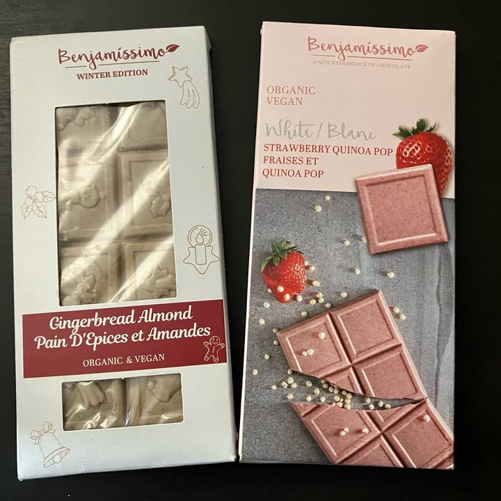 photo of Benjamissimo Gingerbread Almond white chocolate shared by @samantha-vegan-rose on  03 Feb 2023 - review