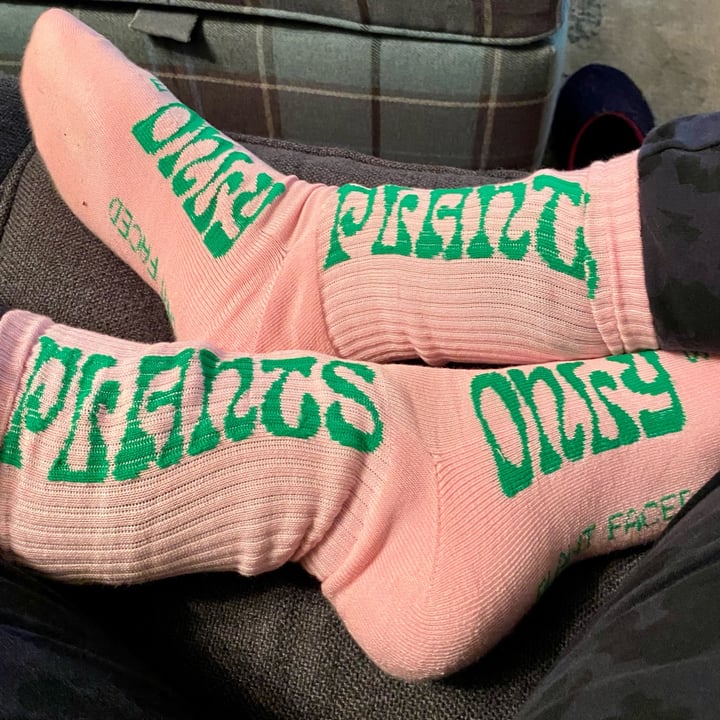 photo of Plant Faced Clothing Eat Plants Socks shared by @paulaplum on  01 Jan 2023 - review