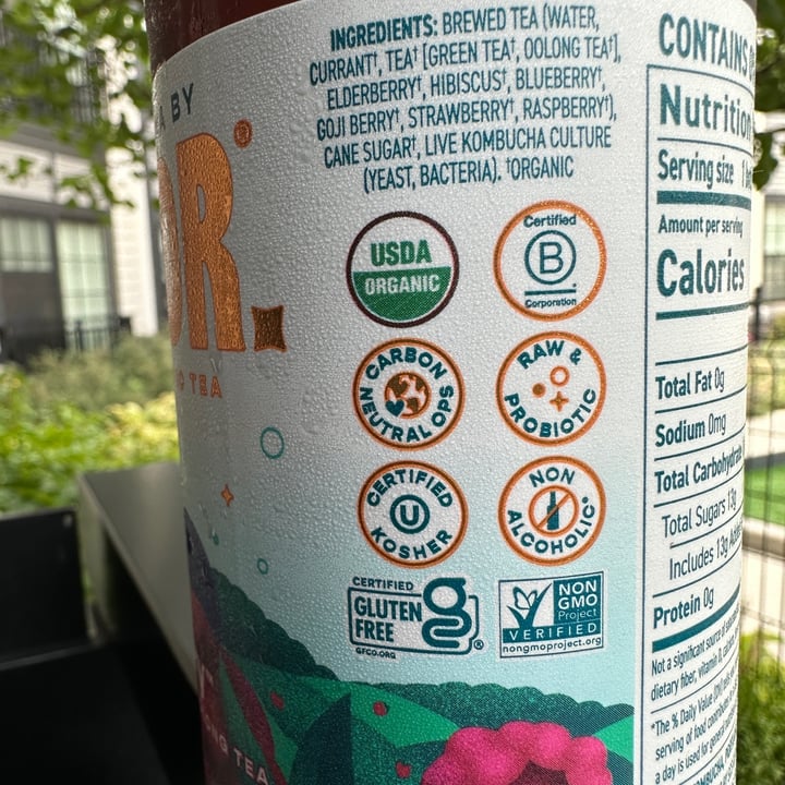 photo of Brew Dr. Kombucha Superberry shared by @berryveganplanet on  11 Aug 2023 - review