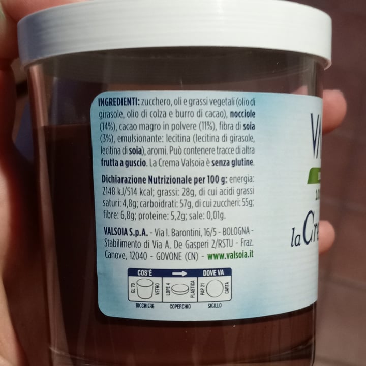 photo of Valsoia La Crema shared by @semplice-me-nte on  25 May 2023 - review