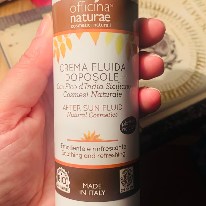 photo of Officina naturae crema fluida dopo sole shared by @mariafrancesca on  06 Aug 2023 - review