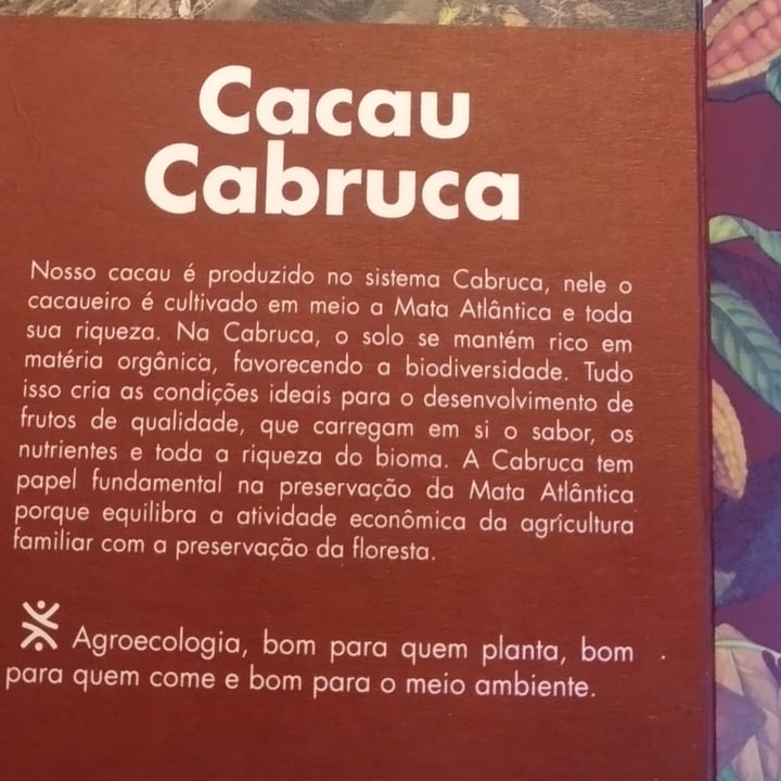 photo of raizes do campo Chocolate 70% shared by @flaviapettarin on  21 May 2023 - review
