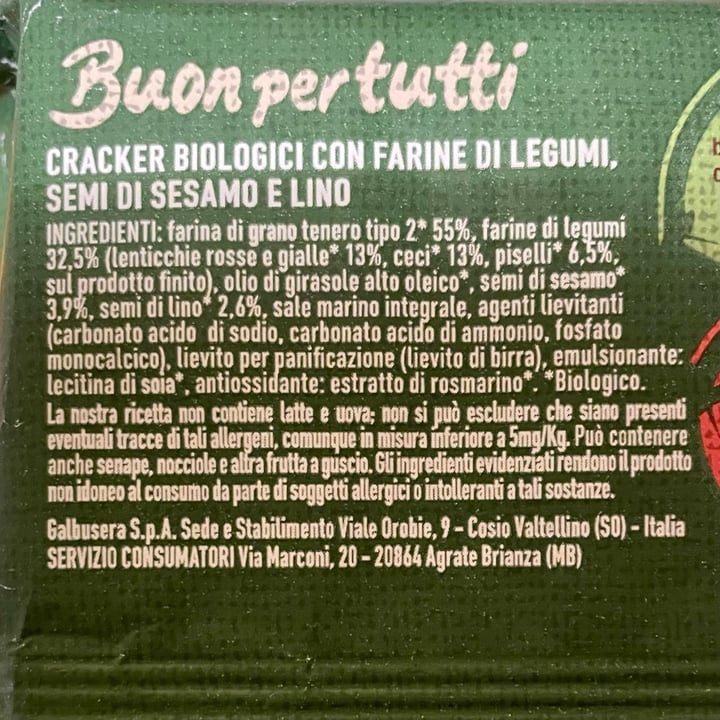 photo of Galbusera Buon per tutti biologico con farine di legumi shared by @antonellaboschi on  20 May 2023 - review