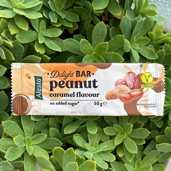 photo of Alesto Delight bar - Peanut with caramel flavor shared by @tsarinaveg on  12 Aug 2023 - review