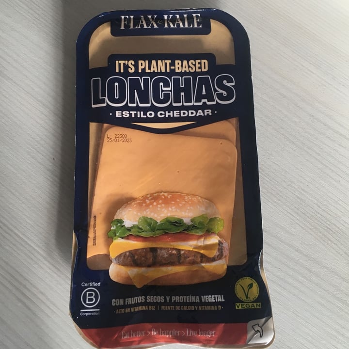 photo of Flax & Kale Lonchas estilo Cheddar shared by @richiraven on  30 Dec 2022 - review
