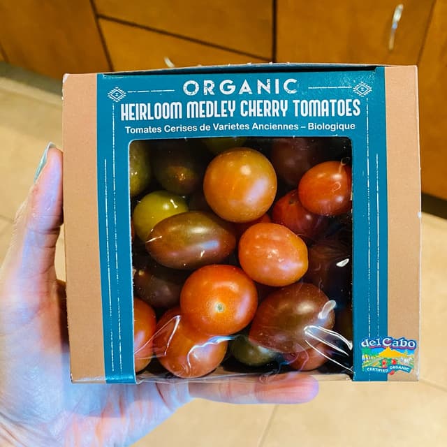 Organic Heirloom Mixed Medley Cherry Tomatoes from delCabo - Vegan