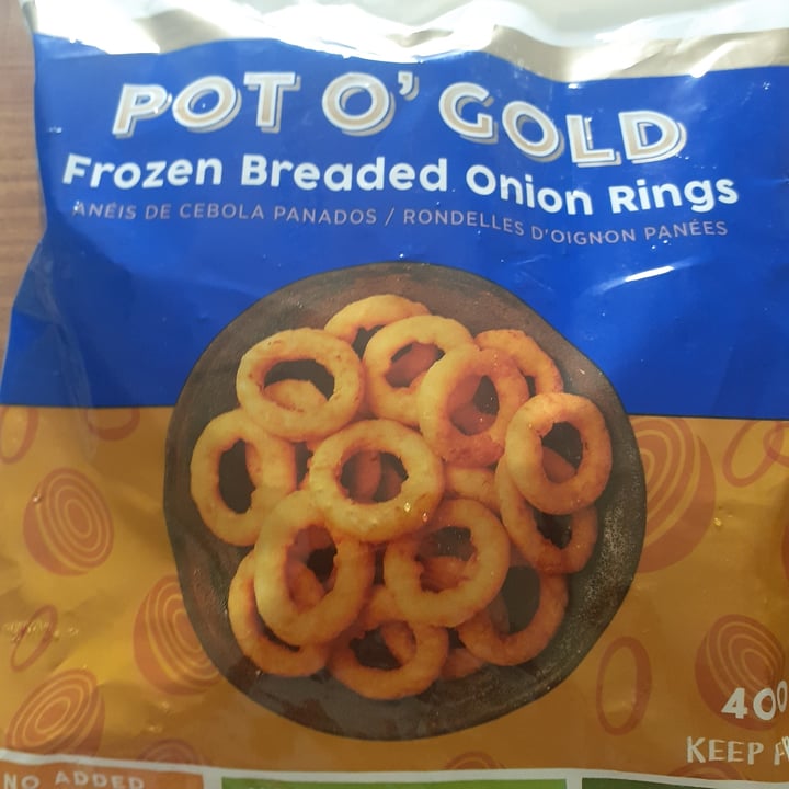 photo of Pot o’Gold Frozen Breaded Onion Rings shared by @plantbasedpisces on  03 Feb 2023 - review