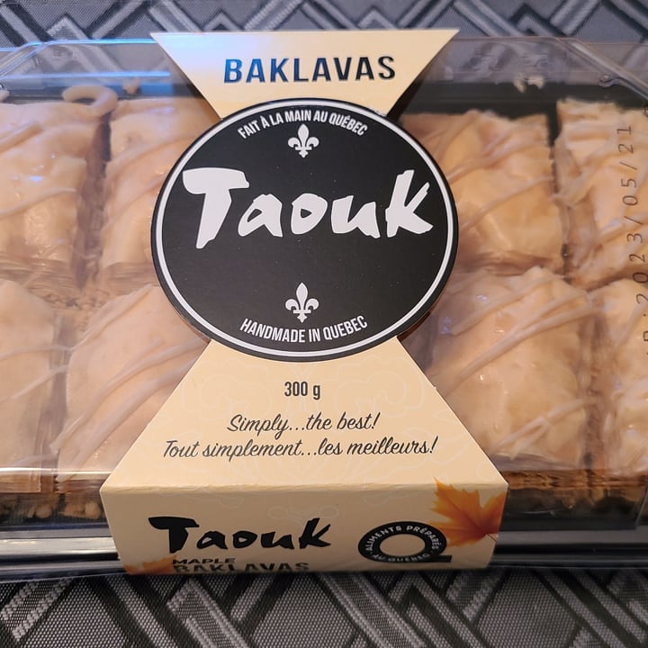 photo of Taouk maple baklavas shared by @ypfmob on  11 May 2023 - review