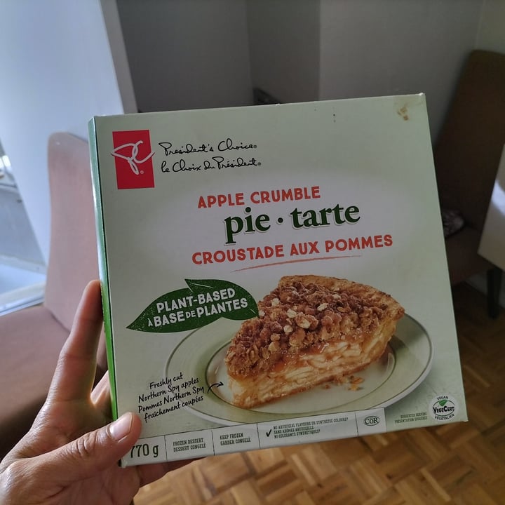 photo of President's Choice Apple crumble pie shared by @urbanlicht on  21 Jun 2023 - review