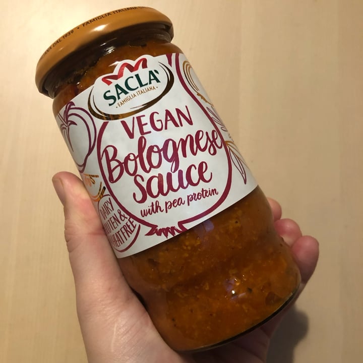 photo of Sacla' Vegan Bolognese Sauce With Pea Protein shared by @cloudnineberry on  17 Mar 2023 - review