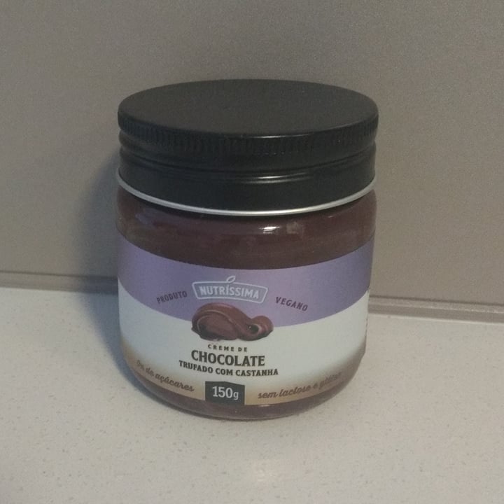 photo of Nutríssima Creme De Chocolate Trufado Com Castanha shared by @cyntiadelima on  30 Dec 2022 - review