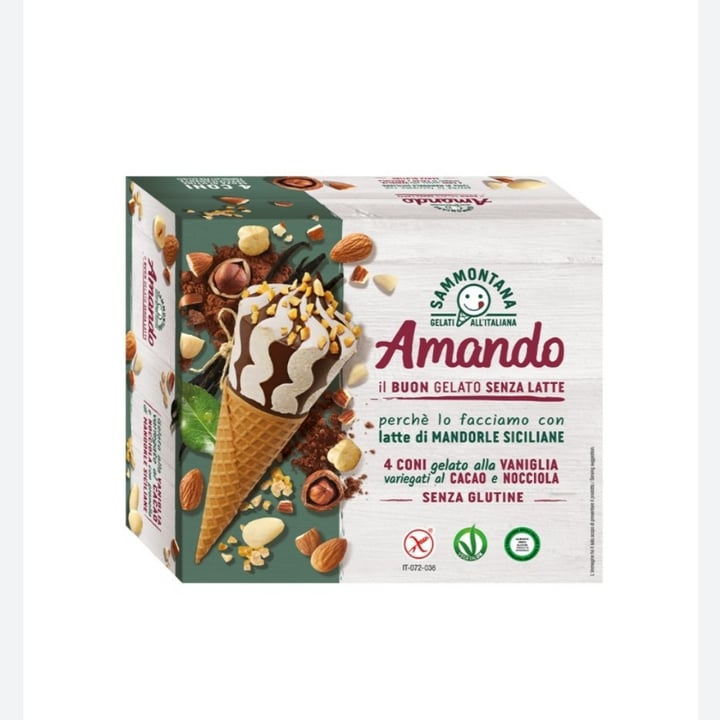 photo of Sammontana 4 coni vaniglia, cacao e nocciola shared by @sarahtrombini22 on  11 May 2023 - review