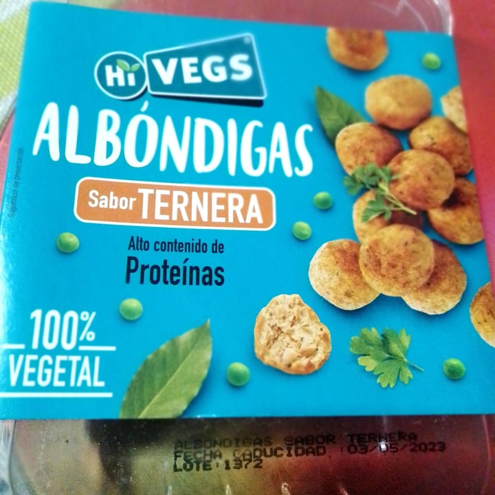 photo of Hi vegs Albóndigas sabor ternera shared by @berengueremy on  29 Apr 2023 - review