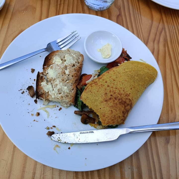 photo of Pure Café Chickpea Omelette shared by @deidrejohnson on  13 Aug 2023 - review