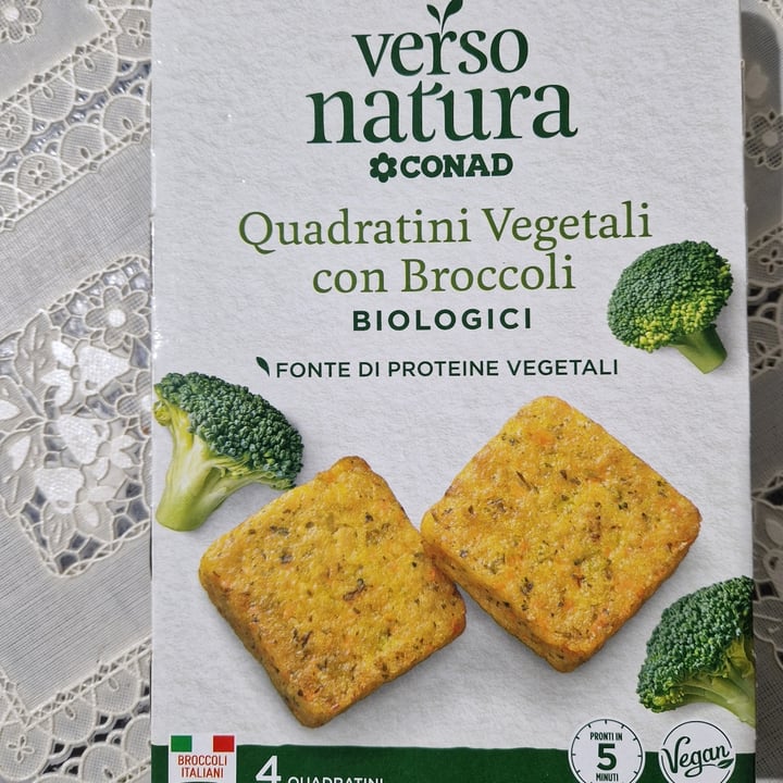 photo of Conad Verso Natura Quadratini Vegetali Con Broccoli shared by @mirianadilallo on  31 Mar 2023 - review