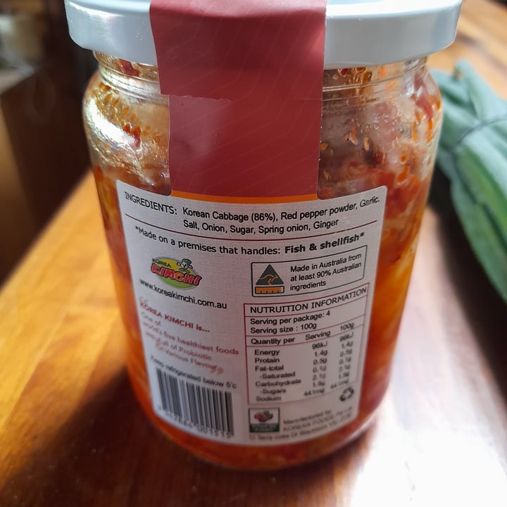 photo of Korea kimchi Vegan Spicy Kimchi shared by @magdalenka on  13 Feb 2023 - review