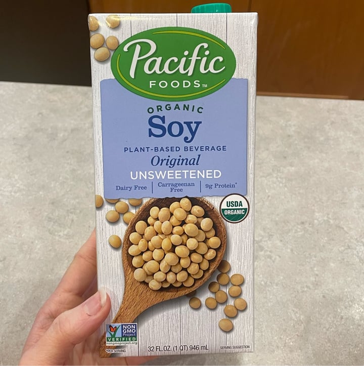 photo of Pacific Foods soy beverage unsweetened shared by @shmoopsify on  16 Jan 2023 - review