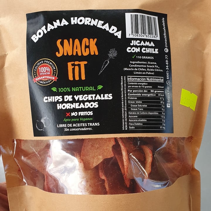 photo of Snack Fit Jicama con chile shared by @elviejonvegano on  17 May 2023 - review