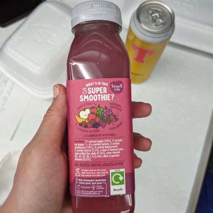 photo of Innocent Energise Super Smoothie shared by @katchan on  03 Mar 2023 - review