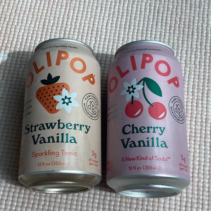 photo of OLIPOP Cherry vanilla shared by @friendlyvegan on  25 Apr 2023 - review