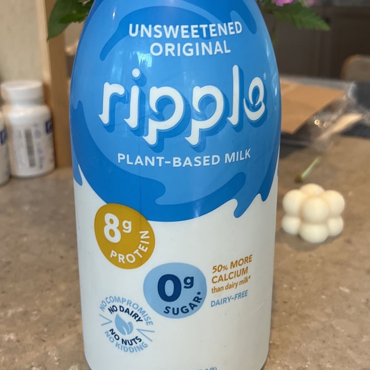 photo of Ripple Foods Unsweetened Original Plant-Based Milk shared by @shanuu16 on  21 May 2023 - review