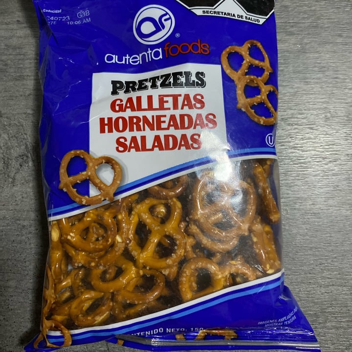 photo of Autentafoods Pretzels shared by @veggiedann on  22 May 2023 - review