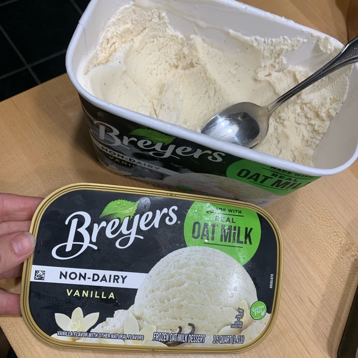 Breyers Vanilla Oat Milk Non Dairy Dessert Review abillion