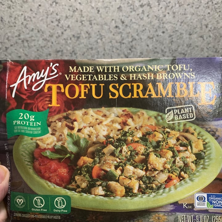 photo of Amy’s Amy’s Tofu Scramble shared by @onehungryvegan on  20 Jun 2023 - review