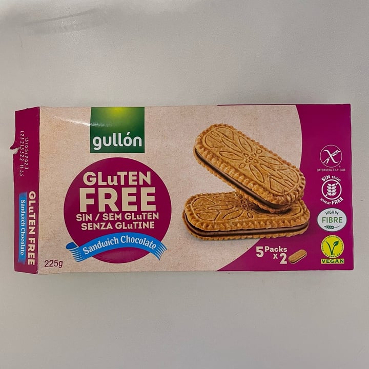 photo of Gullón gullón glutenfree sandwich chocolate shared by @alexre on  07 Jul 2023 - review