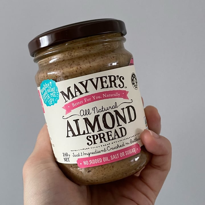 photo of Mayver's All Natural Almond Spread shared by @vickeroo on  06 Jan 2023 - review