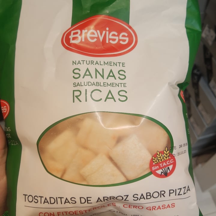 photo of Breviss Galletas De Arroz Sabor Pizza shared by @maite20 on  24 Jan 2023 - review