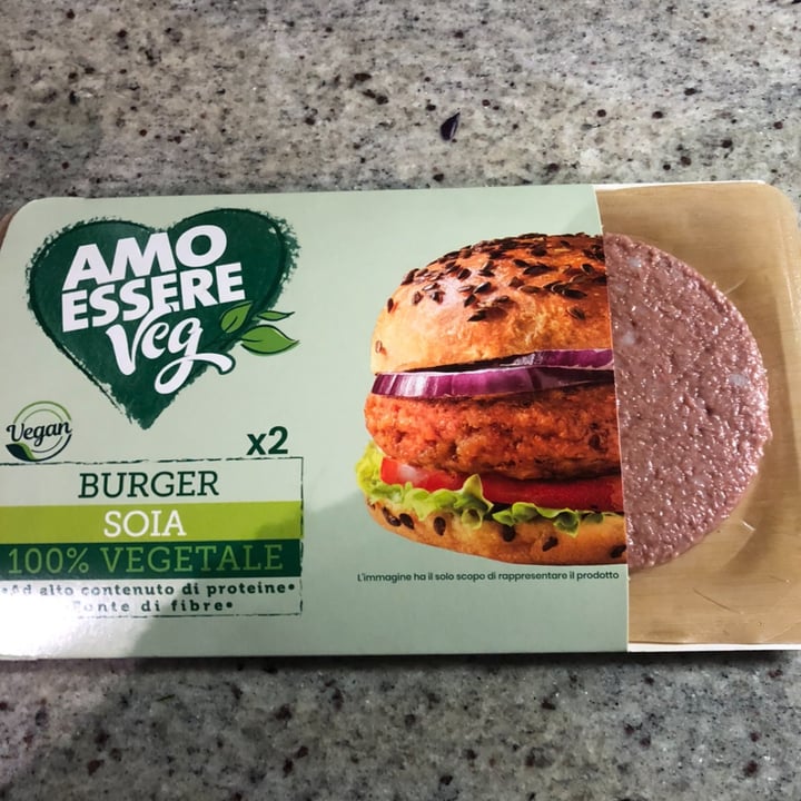 photo of Amo Essere Veg hamburger vegatale shared by @eterella on  24 May 2023 - review