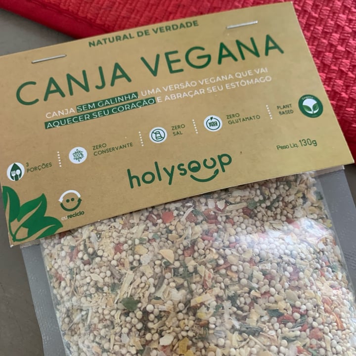 photo of holy soup canja vegana shared by @simonem on  05 Feb 2023 - review